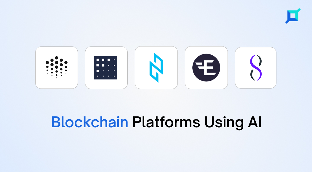 Blockchain platforms using AI